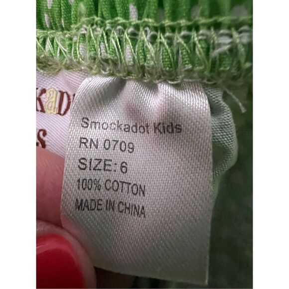 Smock Dot Girls Ruffle Bottoms Size 6 - Picture 3 of 3